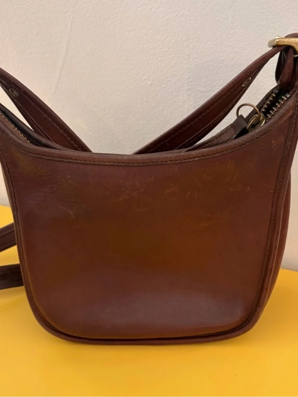 Vintage Coach Janice Leather Crossbody Bag